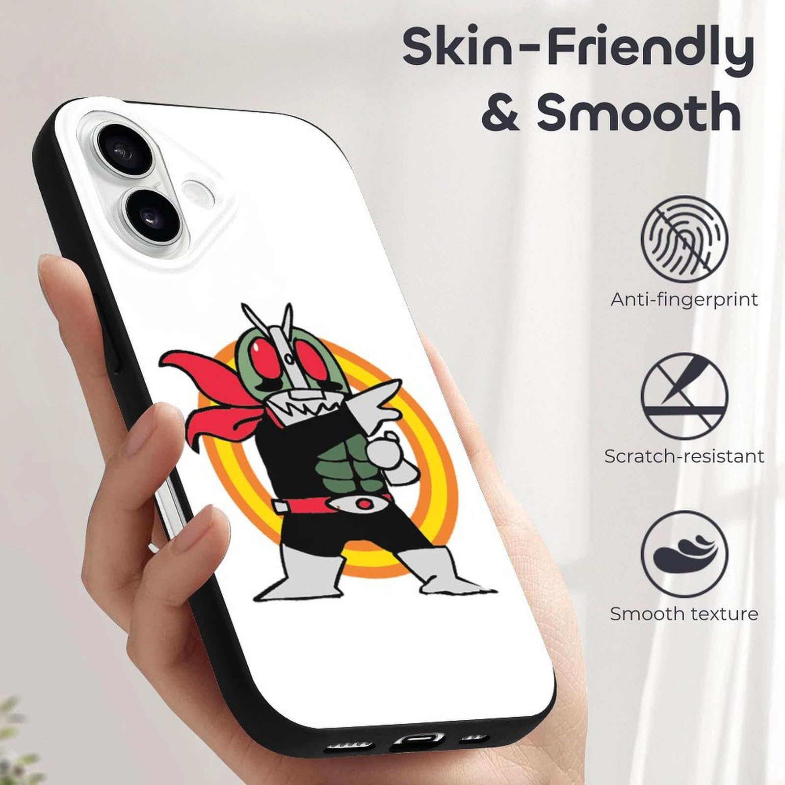 しいちゃん iPhone16 ケース カバー 仮面ライダー ガヴ iPhone16 Pro 対応 クリスタルクリアケース